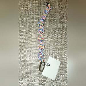 🤑SOLD🤑Hand Crafted Paracord Multicolor Key Chain. Unisex.